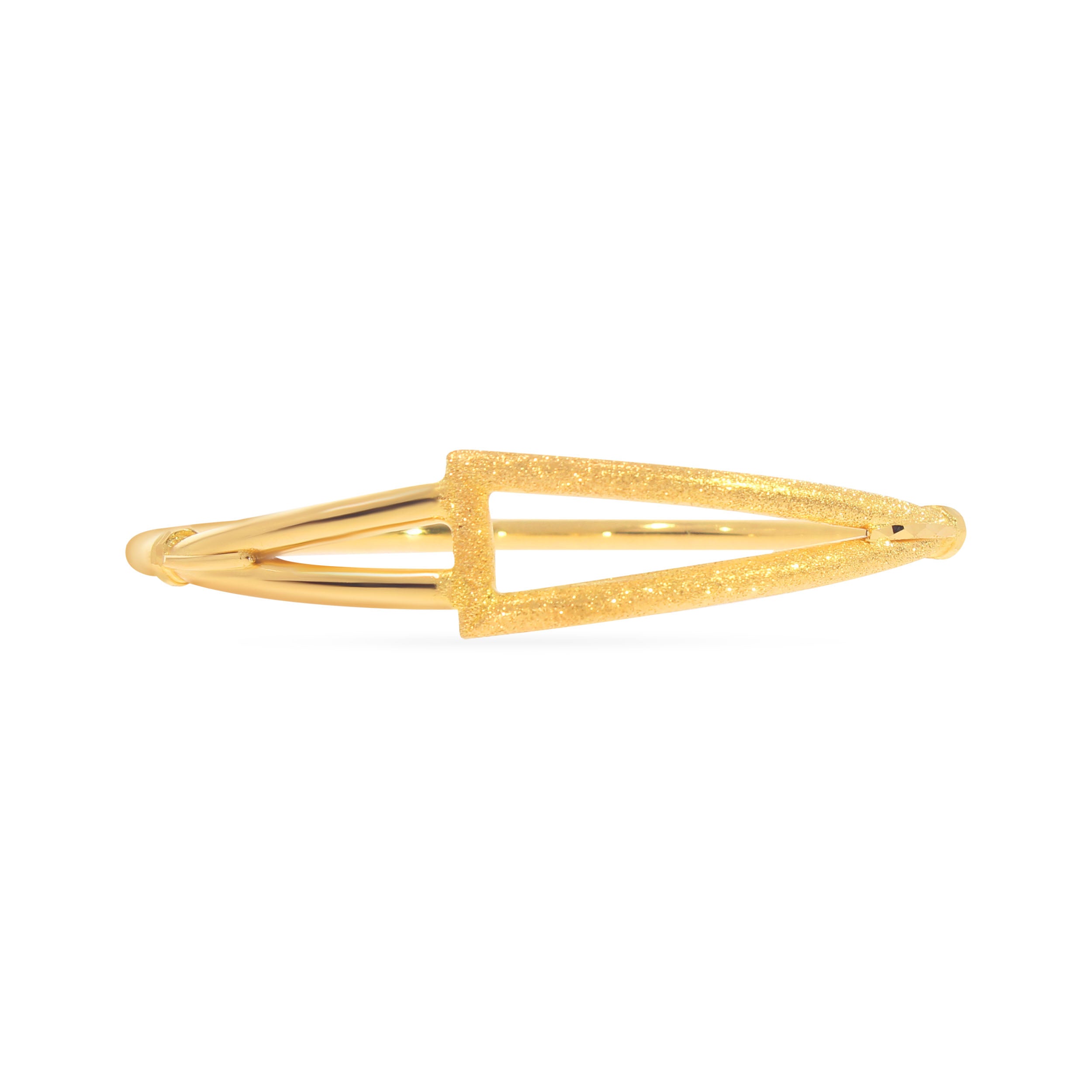 Directional Shimmer Gold Bangle