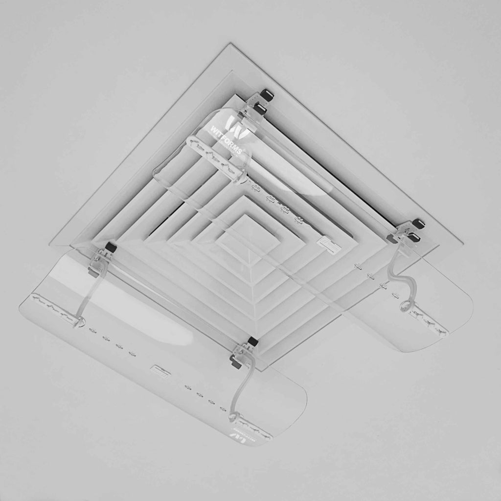 Square type AC Wind Deflector