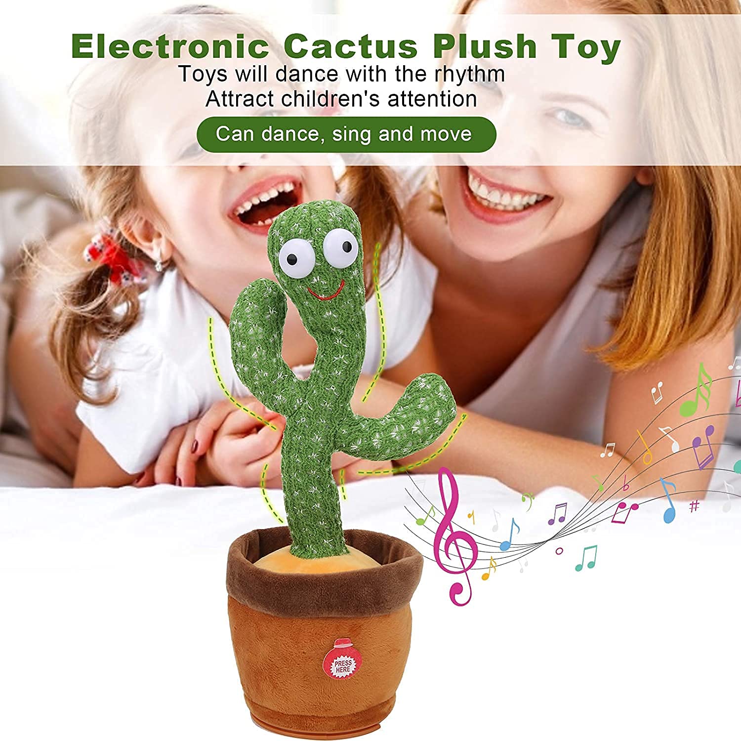 Dancing & Talking Cactus Toy