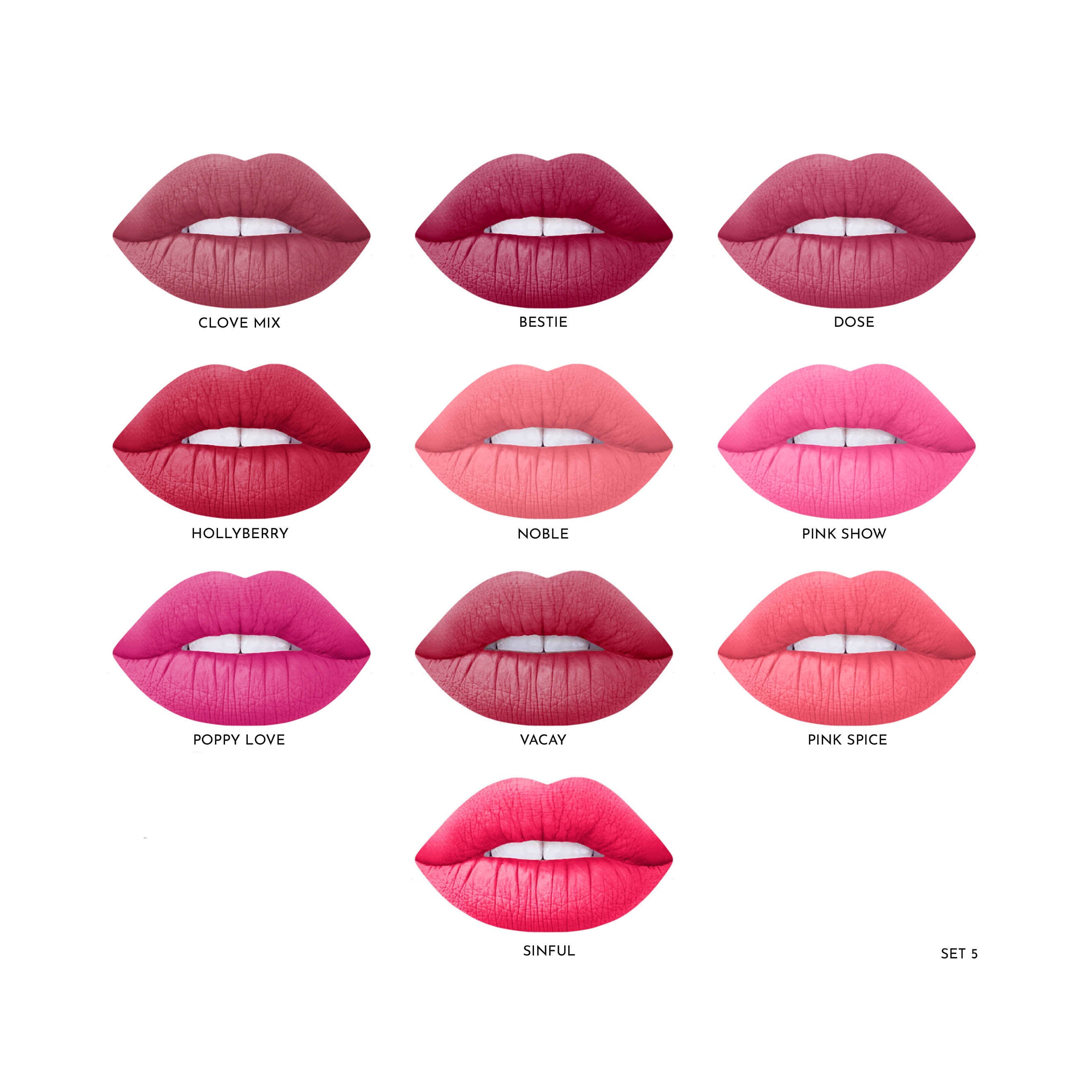 Angel Mini Lipsticks Set of 10